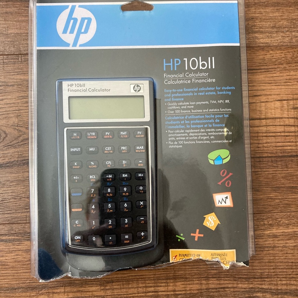 HP10bll financial calculator
